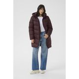 Kaffe - KAsusanne Coat - Parka Jas - Rood - 100% Polyamide