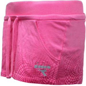 Diadora Logo Dames Roze Korte Broek