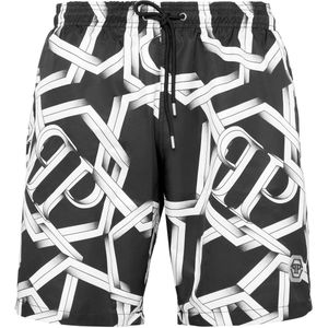 Philipp Plein - Jogging Shorts PP Chains - Zwart - Polyester