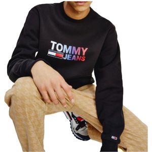 Tommy Jeans Ombre corp logo crew