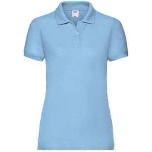 Fruit of the Loom Dames/dames Dame Fit Piqué Polo Shirt (Hemelsblauw)