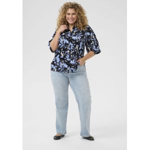 Overhemd met lang mouwen Regular fit Black/Blue Graphic Strokes black blue