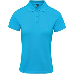 Premier Dames/Dames Coolchecker Plus Poloshirt (Turquoise)