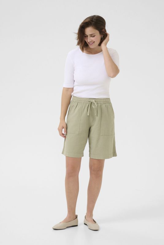 Kaffe - Casual Shorts - Zwart - Katoen