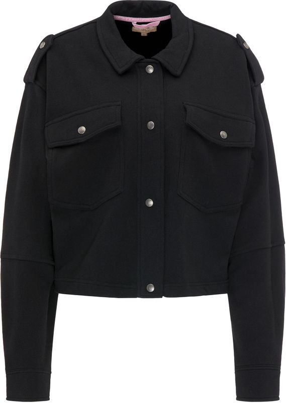 Mymo - Zweetjasje - Zwart - Dames - Oversized - Korte Snit