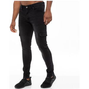 Enzo Skinny Gescheurde Jeans Voor Heren - Maat 32 (Taille)