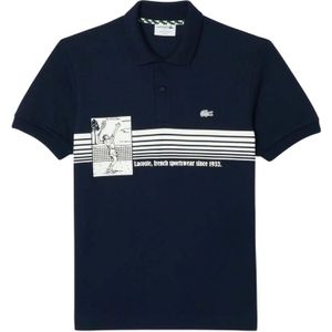 Lacoste Heren Frans Klassiek Poloshirt (Blauw)