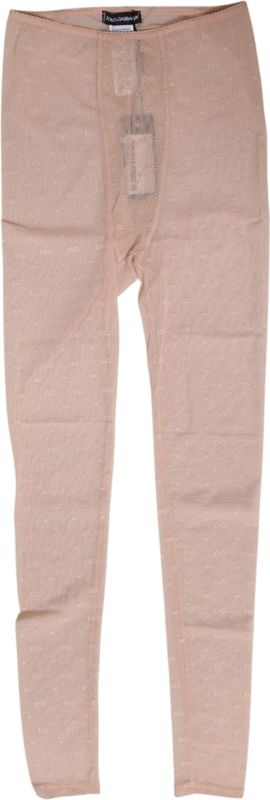 Logo Patroon Doorschijnende Leggings