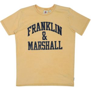 Franklin And Marshall - Vintage Arch T-Shirt - Goud - Junior