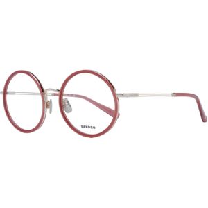 Sandro - Optische Monturen - Rood - Metaal - Ronde Lenzen