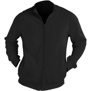 SOLS Heren Sundae Full Zip Sweat Jacket (Zwart)