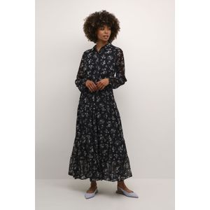 Jurk A-shape black white