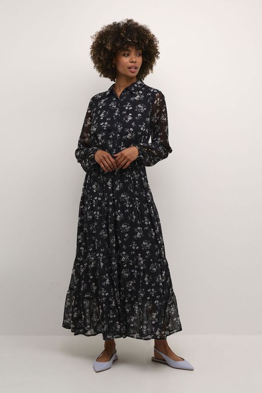 Cream - Blousejurk - Grijs/Zwart - Yuna