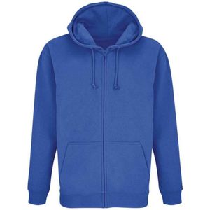 SOLS Unisex Carter Full Zip Hoodie Voor Volwassenen (Koningsblauw) - Maat L