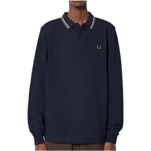 Fredperry Fp Ls Twin Getipt Overhemd Poloshirt