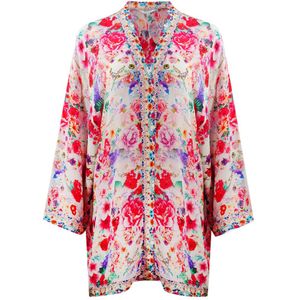 Inoa - Rosetto Gardenia 1202118 - Kimono - Pink - Lang