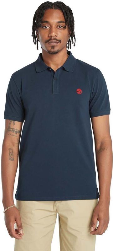 Timberland - Oyster River Logo - Poloshirt - Navy - 100% Katoen