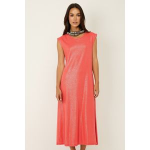 Robe midi en tissu scintillant