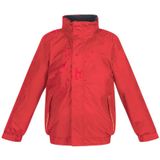 Regatta Kids Unisex Thermoguard Fleece Lined Dover Jacket (Winddicht & Waterdicht) (Klassiek rood/navy)