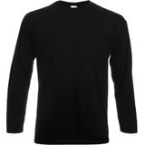 T-shirt - Lange Mouwen - Katoen/Lycra - Ronde Hals - Zachte Afwerking