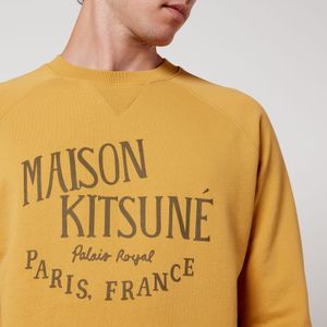 Heren Maison Kitsune Palais Royal Klassiek Sweatshirt in Geel