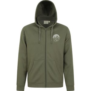 Mountain Warehouse Heren Circle Mountain capuchon met rijgkoord (Kaki Groen)