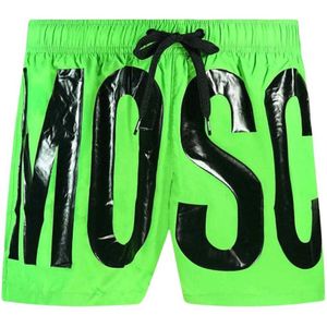 Moschino Heren Logo Zwemshort (Helder groen)