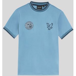 Lyle & Scott - Voetbal T-shirt - Blauw - Jongens