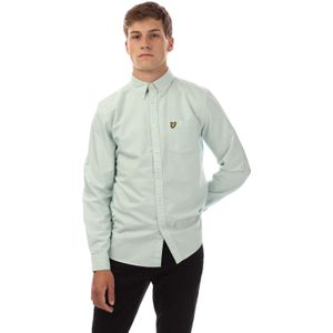 Lyle & Scott Effen heren overhemd Oxford (Blauw)