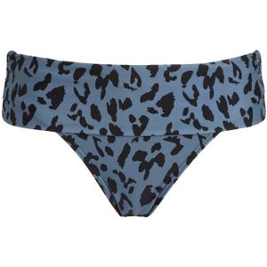 BEACHWAVE omslag bikinibroekje blauw/zwart
