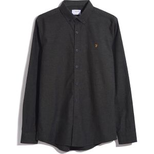 Heren Farah Steen Slim-Fit Overhemd in Groen