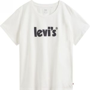 Levi's Plus Perfect Graphic T-shirt voor dames, wit