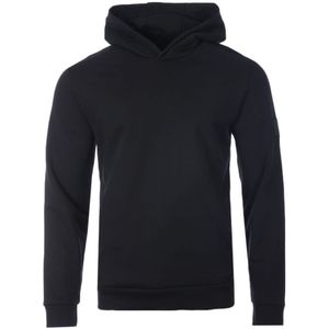 Lyle & Scott Casuals sweatshirt met capuchon van biologisch katoen - gitzwart