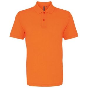 Asquith & Fox Heren Poloshirt met korte mouwen (Neon Oranje)