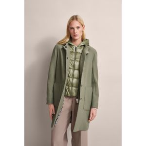 Tussenjassen - Olijf - Met Capuchon - Afneembare Capuchon - Ritssluiting