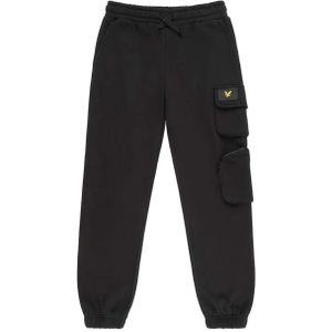 Lyle & Scott Kinderoversized Joggingbroek Met Zak In Zwart - Maat 10-11J / 140-146cm