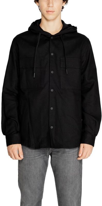 Antony Morato - Heren Jas - Zwart - Katoen - Lichte Jas