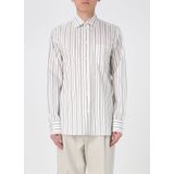 Katoenen Overhemd - Gestreept - Lange Mouwen - Relaxed Fit