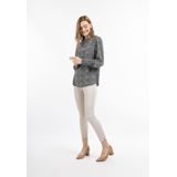 Blouse - Gestippeld - Blouseshirt - Lange Mouw - Normale Pasvorm