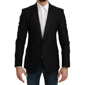 Dolce & Gabbana - Slim Fit Martini Blazer - Zwart - Wol