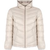 Guess - Down Jkt - Gewatteerde Jas - Grijs - Met Afneembare Capuchon