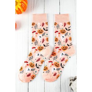 Halloween Pompoen Sokken