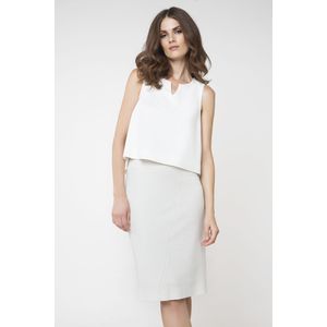 Mouwloze Top - Off-White - Blousetops