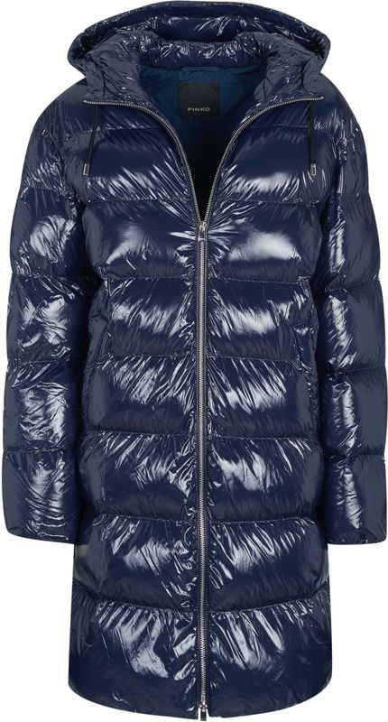 Pinko - Tijdloze Jas - Blauw - Dames - Parka