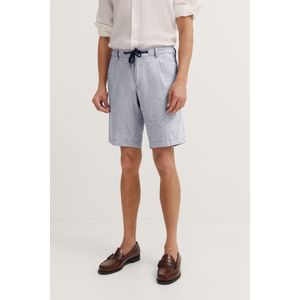 Bermuda - Blauw - 56% Katoen - Met Steekzakken en Ritssluiting