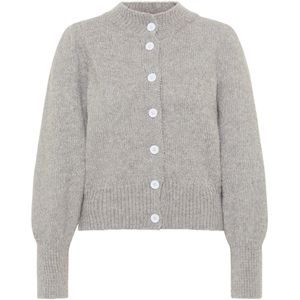 Mymo - Blonda - Vest - Grijs Melange - Dames