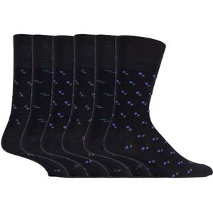 Gentle Grip - Bamboesokken - Set van 6 - Zonder Elastiek - Zachte Grip voor Heren