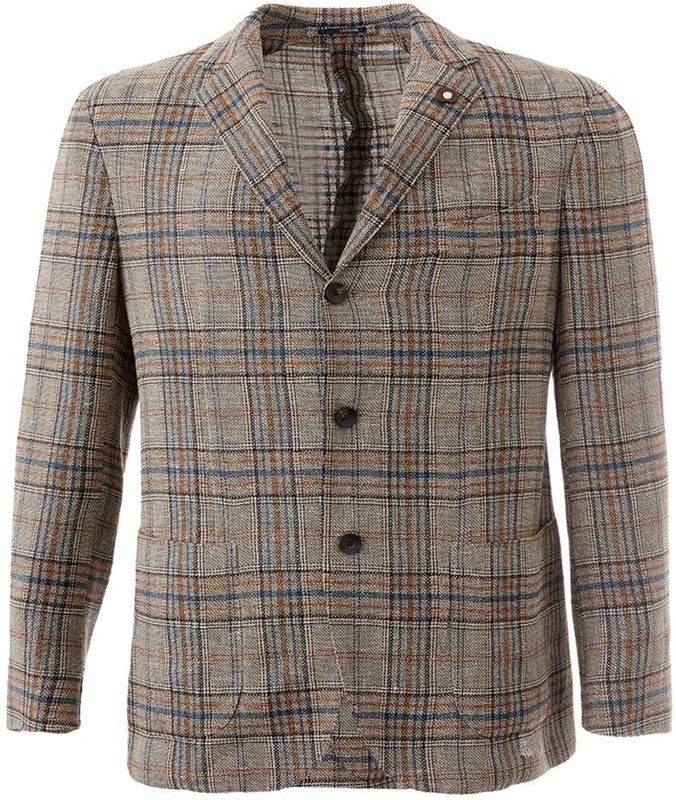 Lardini - Linnen Jas - Veelkleurig