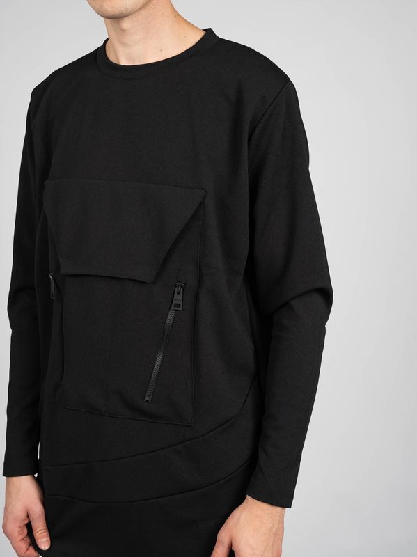 La Haine Inside Us - Oversized Sweatshirt - Grijs - Viscose/Nylon/Elastaan