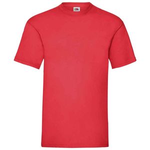 Fruit of the Loom Heren Valueweight T-Shirt (Rood)